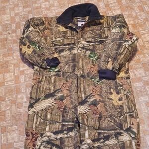 Mossy Oak Camouflage Outdoor Coveralls Size 2xlarge Insulated